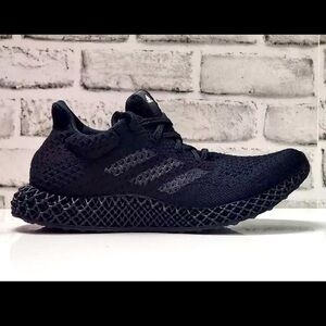 adidas Futurecraft 4D Black Carbon New Sneakers Men's Size 7 US Q46228